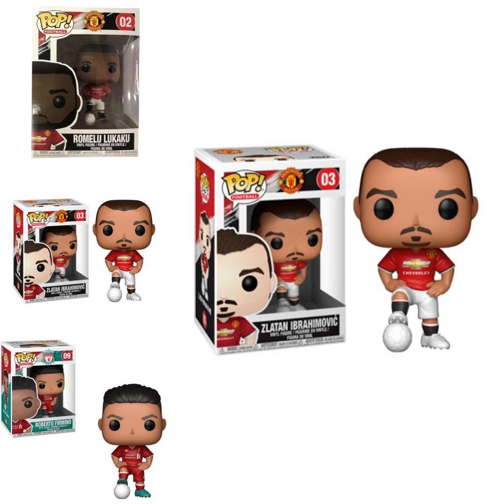 Collectible Pop Football Star Models Man Utd, Liverpool, Pogba, Salah, Ibrahimovic, Mane