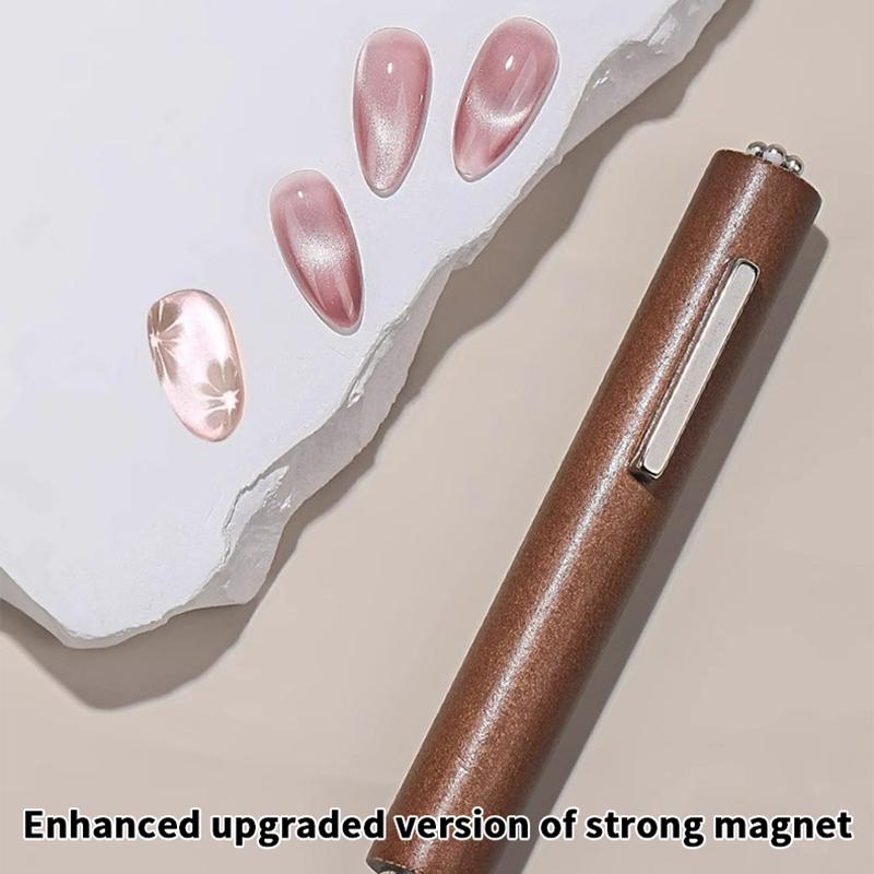 3-In-1 Multifunctional Magnetic Cat'S Eye Gel Large Cylinder Super Strong Magnetic For Nail Polish Line Effect Nail Art Tools