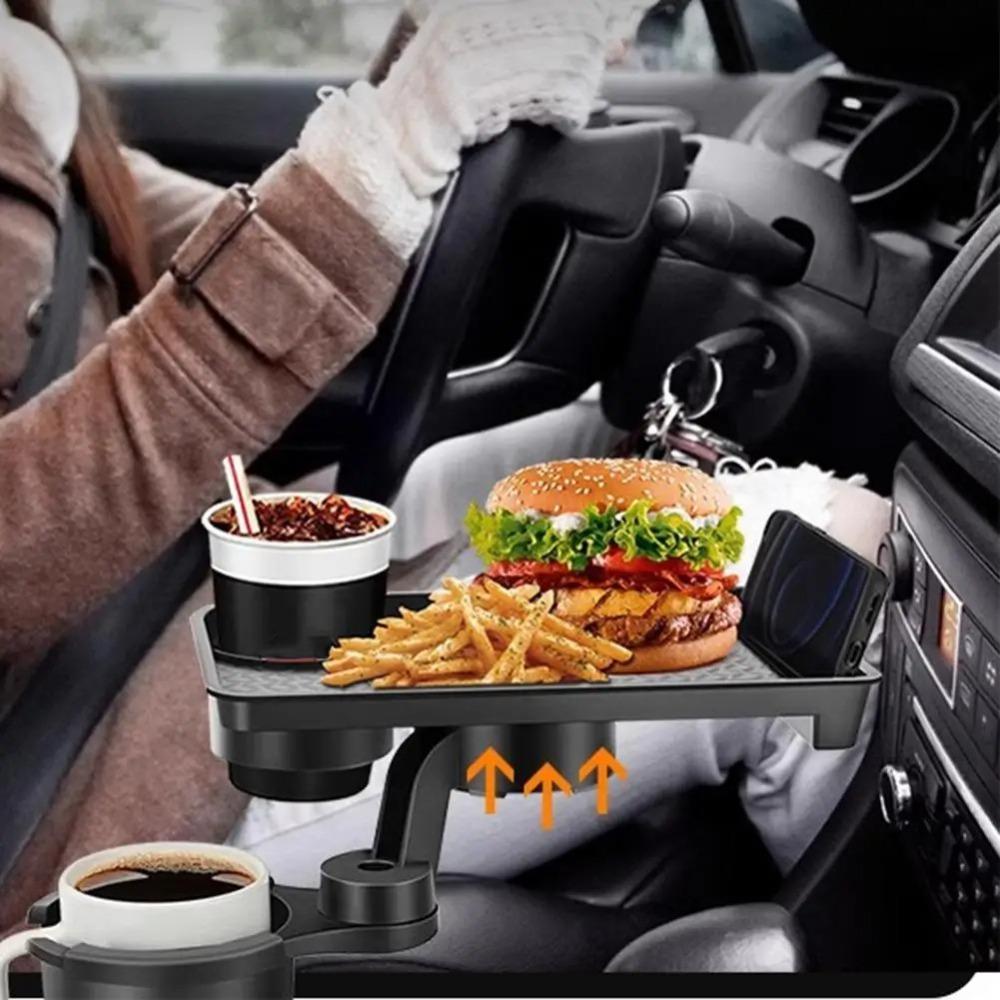with Tray Drink Holder Adjustable Base Car Tray Table Car Cup Holder Expander  Auto Interior Parts