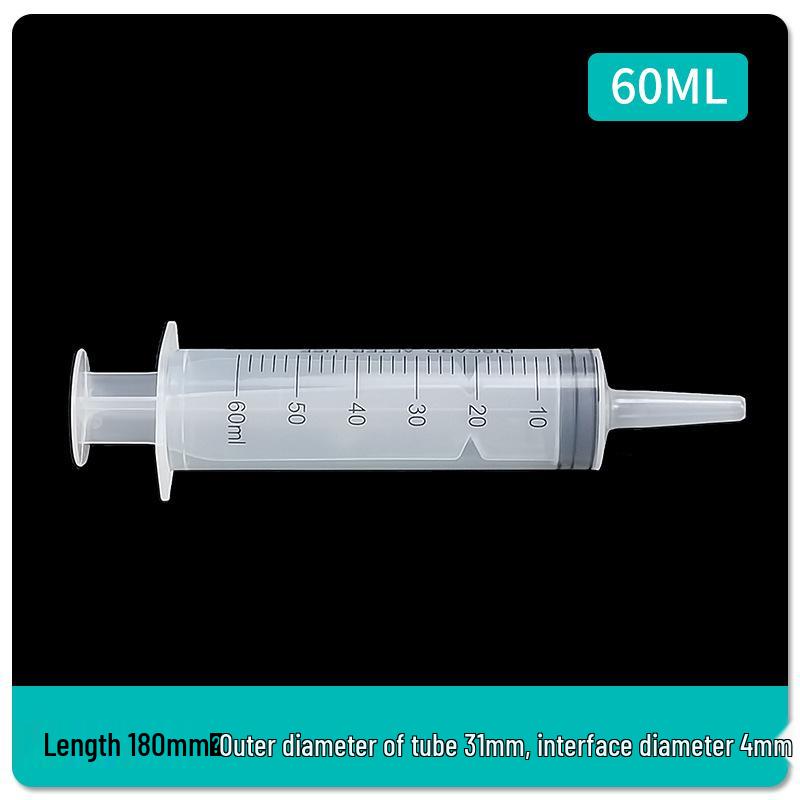 Large Capacity Plastic Syringe Barrel - 60, 100, 150, 250, 500ml for Infusion and Dispensing