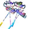 Glow Stick Photo Props for Kids' Birthday Party Decorations