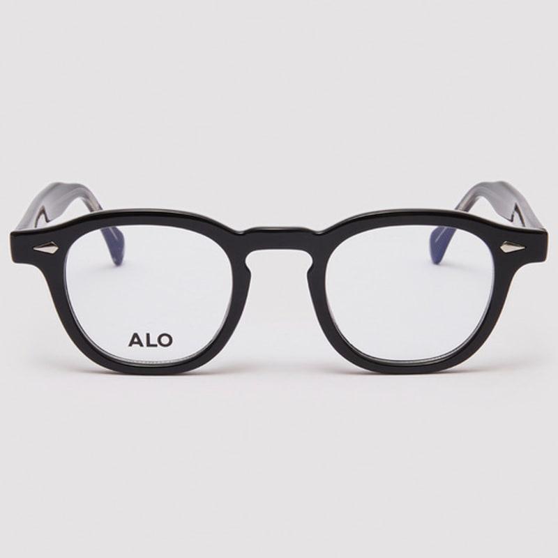 

aloeyewear [Essential] AL5501 0909G Оправа Arnel Черная Оправа для очков Выбор линз с блокировкой синего света Demo lens (basic inclusion)