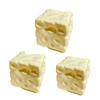 Giocattolo Squishy Formaggio Quadrato Simulato da 6 cm, Giocattolo da Spremere a Recupero Lento per Alleviare lo Stress, Squishy Piccolo per Bambini, Astuccio Bradipo Kawaii
