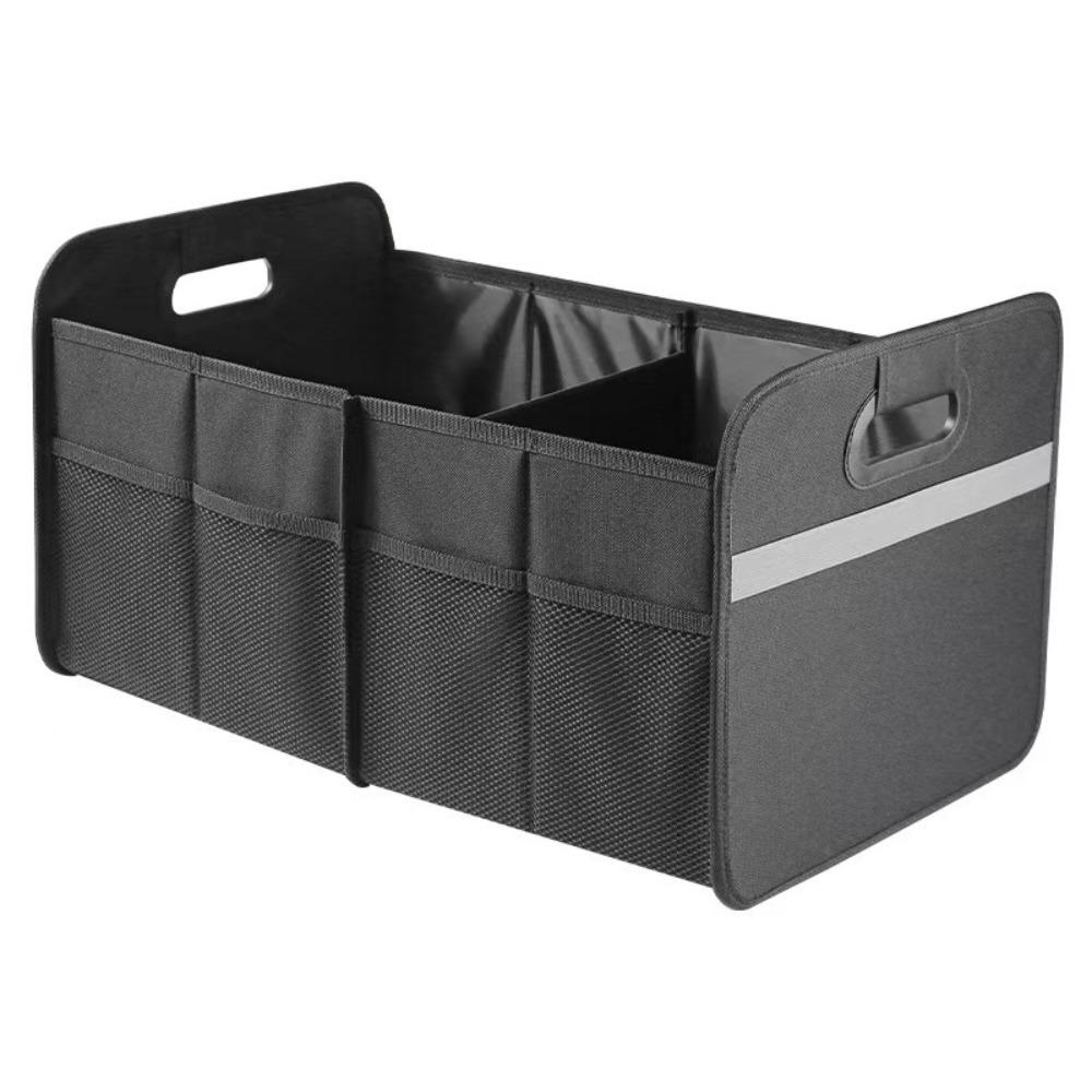 Foldable Car Boot Organizer Large Capacity Oxford Car Trunk Storage Box Collapsible Waterproof Vehicle Storage Organizer