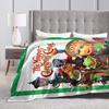 The Muppet Christmas Carol 20th Anniversary Muppet Show Flannel Blanket Novelty Throw Blankets for Home 150*125cm Bedspread
