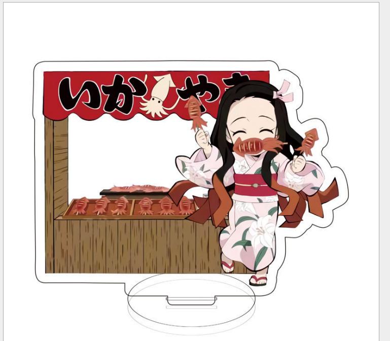 Demon Slayer Kimetsu No Yaiba Infinity Castle Acrylic Standee Tokitou Muichirou Kamado Nezuko Action Figure Model Lovely Toys