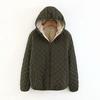 Women S Hooded Long Sleeve Thick Cotton Padded Short Coat Casual Winter