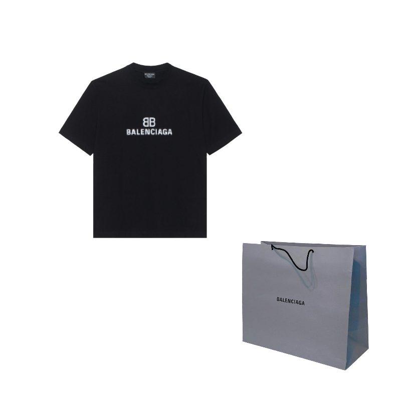 Balenciaga Mens Bb Pixel Medium Fit T shirt 612966TKVI71070
