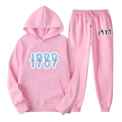 Taylor The Eras Tour Pánská mikina Mikina s kapucí+tepláky Půlnoční album Swift Print Tepláková souprava Sportovní oblečení Dámské Oblečení 2dílná sada