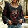 Women's Casual Long Sleeve Neck Top for Everyday Wear