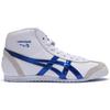 ONITSUKA TIGER Mexico Mid Runner Comfortable Durable Lightweight High-Top Casual Running Shoes Unisex Sneaker White Blue 1183A658-100