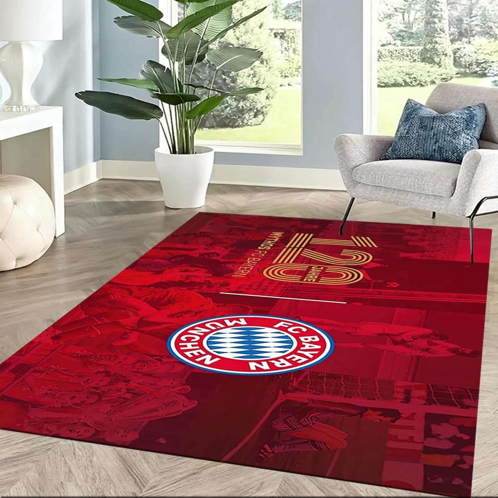 Fc Bayern München Square Rugs Are a Great Choice for Living Rooms, Bedrooms, Home Décor, and As Gifts.