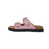 [Shei] Super version~ cowhide retro cork bottom thick bottom buckle with slippers women's sandals