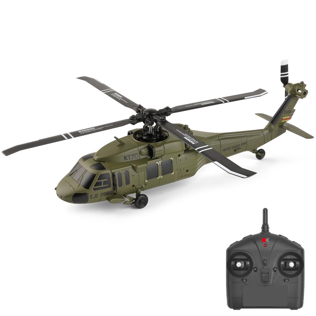 Remote Control Helicopter, 2.4G 4 Channel Mini Aircraft with Brushless Motor, Altitude Hold, Gyro, One Key Take Off and