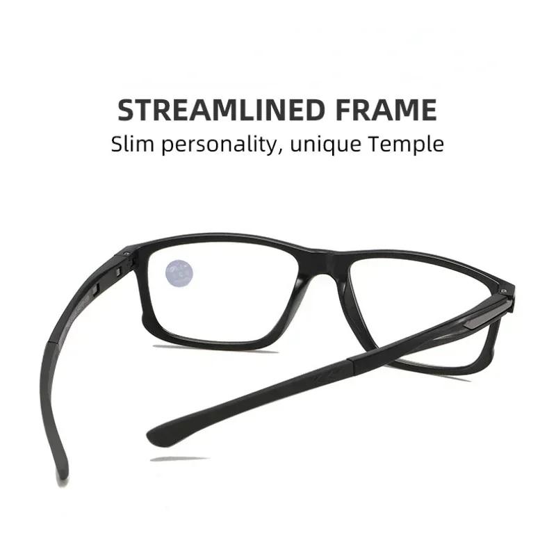 Ultralight Anti Blue Light Reading Glasses Fashion Tr Frame Hd Presbyopia Eyeglasses Men Women Eye Protection Far Sight Goggle