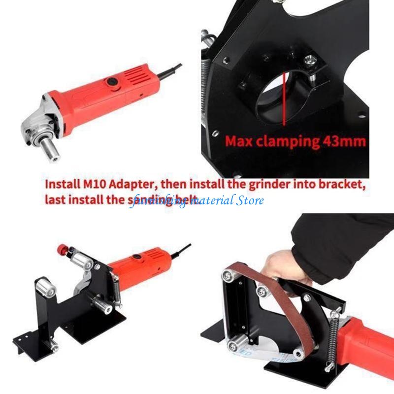 Y5GD Electric Belt Grinder Belt Sander Angled Grinder Modified Sand Belt Attachment