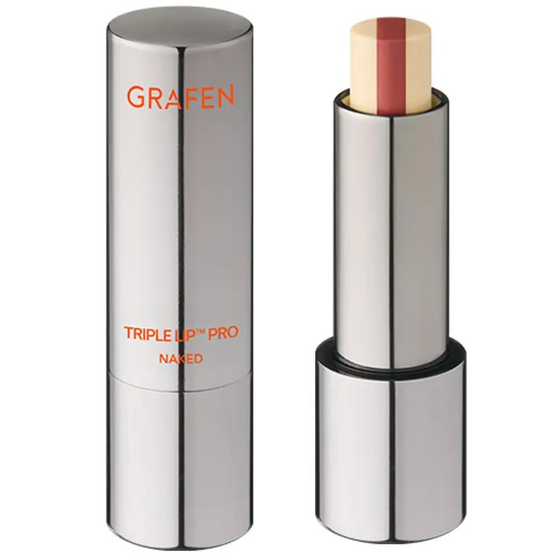 GRAFEN Triple Lip Naked набор сменных блоков 3,9 г (+Бальзам для губ «Тройной красивый» 4,3 г)