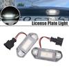 1 Pair LED Car License Number Plate Light Lamp Bulbs Auto Illumination Licence Plate Parts For VW Golf MK3 For Skoda Octavia I