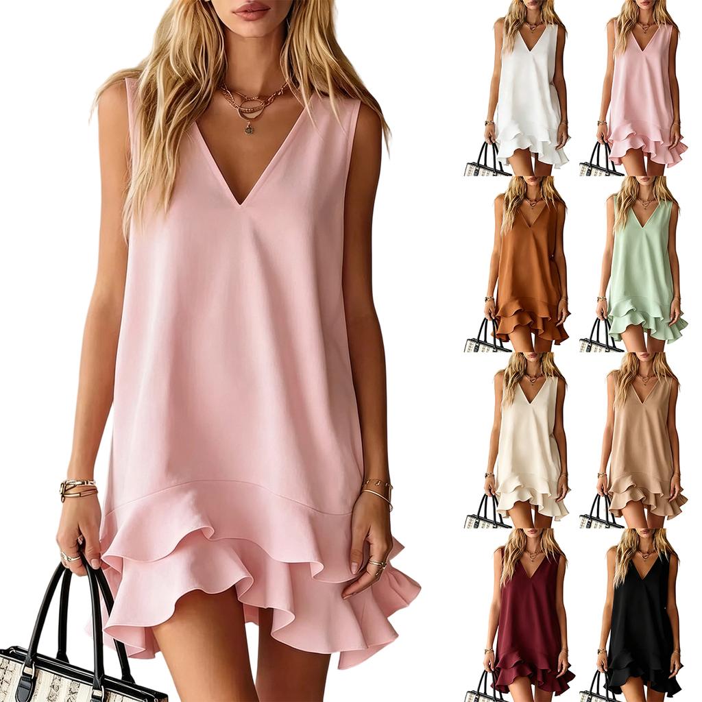 Damen Sommer Lässige Festliche Kleider Für Frauen Hochzeitsgast Brautjungfernkleider Partykleid