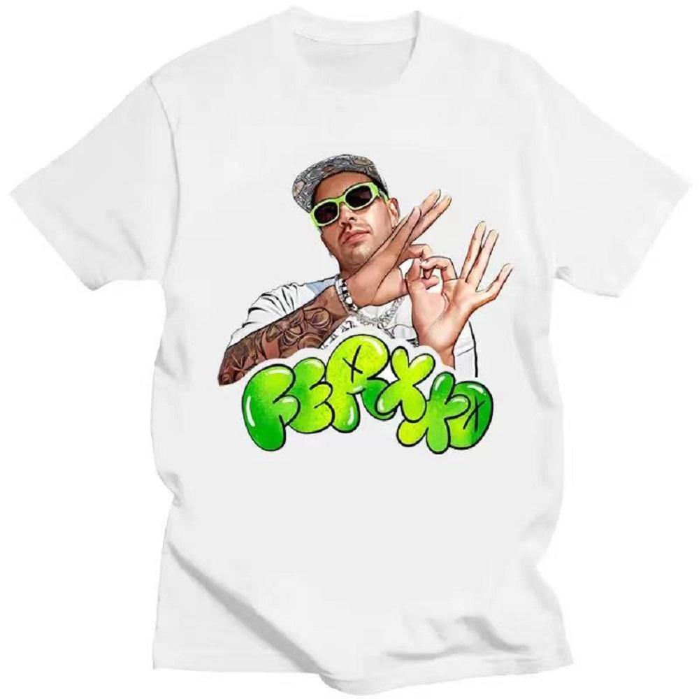 Rapper Feid Ferxxo 90s Unisex Women Tshirt Summer Short Sleeve  Streetwear Male Graphic Hiphop Unisex Fashion Print Tops Tee 80028