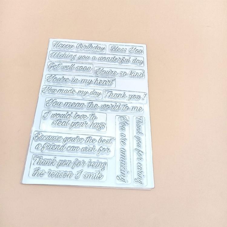 Photo Album Craft Silicone Clear Stamps Spring Flower Transparent Gnomes Stamps