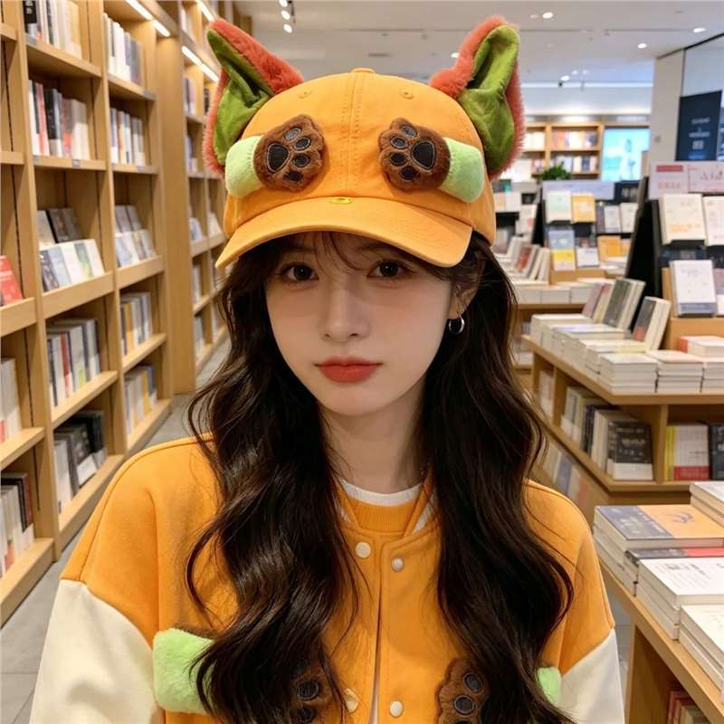 Stitch Nick Wilde Cartoon Baseball Cap With Sunshade For Kids And Teens