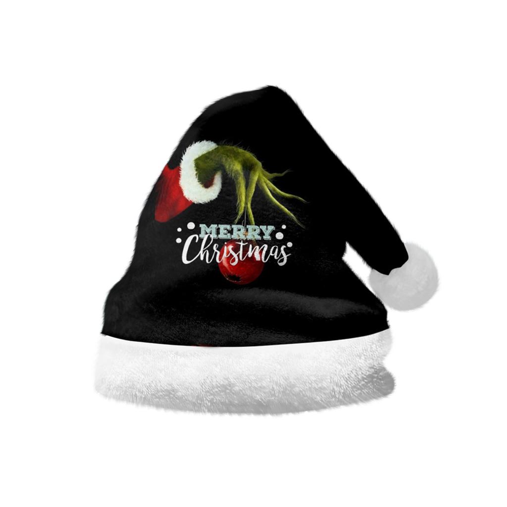 Christmas Decorations For Adults Plush Santa Hats