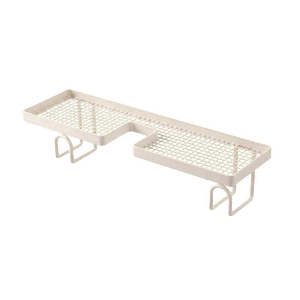 No-Drill Faucet Sink Shelf Rustproof Sink Drying Rack Bathroom Storage Rack Washstand