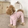 Dog German velvet warm four-legged clothes autumn and winter than bear teddy small dog cat pet bottoming shirt loungewear