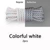 Rainbow Reflective Shoelaces Quality Sneakers Shoelaces Round Laces for Shoes Diameter 0.4cm 100/120/140/160cm 1Pair Shoestrings