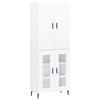 VidaXL Highboard White 69.5x34x180 Cm Engineered Wood 3195747