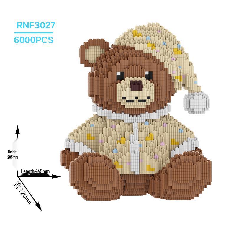 StellaLou Rabbit Building Blocks: High-Difficulty Jigsaw Puzzle Toys for Boys and Girls