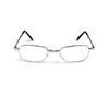 Portable Folding Reading Glasses Men Women Oval Metal Frame Presbyopic Magnifying Glasses Male Female Eyewear with Case