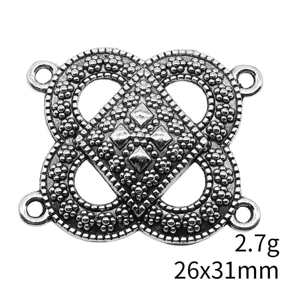 Thanksgiving Day Jewelry Findings And Components Four-Hole Necklace Connector Accessories Parts Cheap Cute Stuff Decorations And Accessories