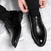 Men Elevator Dress Shoes Height Increase 3CM 6CM 8CM Hidden Lift Formal Business Oxfords Comfortable Office Wedding Leather Shoe