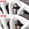Resin Air Valve Caps for Bicycles, Cars, Motorcycles, Trucks, Black Tire Valve Caps with