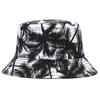 Fresh Latest Brand New Sunscreen Hat Travel Outdoor Fisherman Bucket Panama Print Leaf Neutral Gender Women  Men For Hats Caps