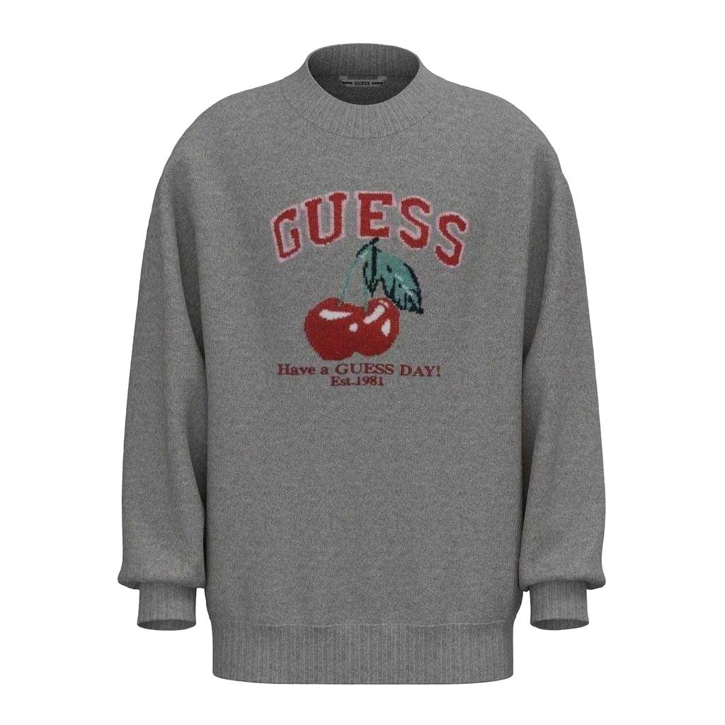 Guess Childrens/Kids Cherry Knitted Drop Shoulder Sweatshirt