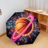 StarRingball Pattern Pattern New Style Umbrella, 1 Piece Automatic Folding Umbrella, Portable Travel Umbrella, Outdoor Umbrella, Birthday Gift