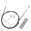 Upgraded Throttle Cable Set For 212Cc 196Cc 224Cc GX160 GX200 VM22 VM24 5.5Hp 6.5Hp Clone Engines And Off Roading Vehicles