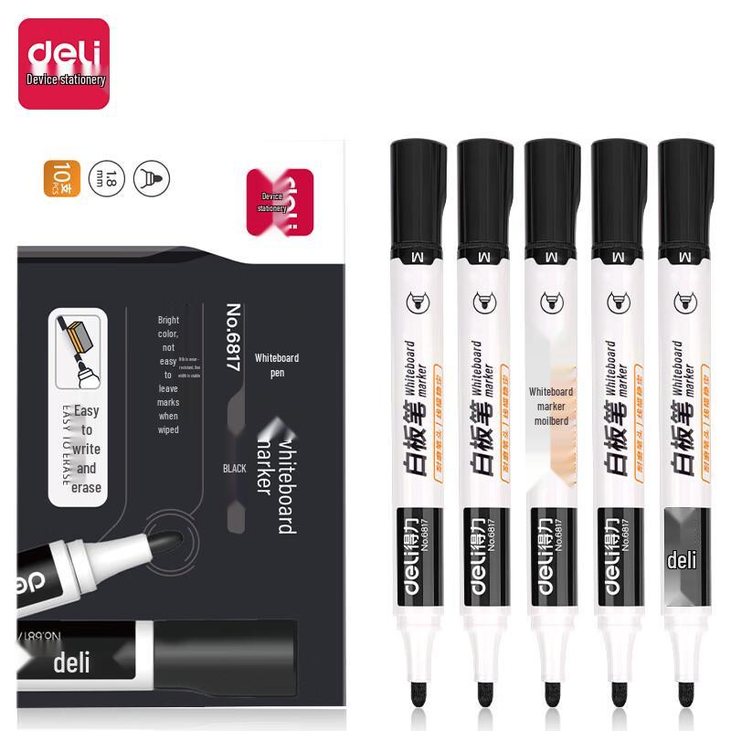 Deli Starlight 6817 Dual-Tip Erasable Whiteboard Pen