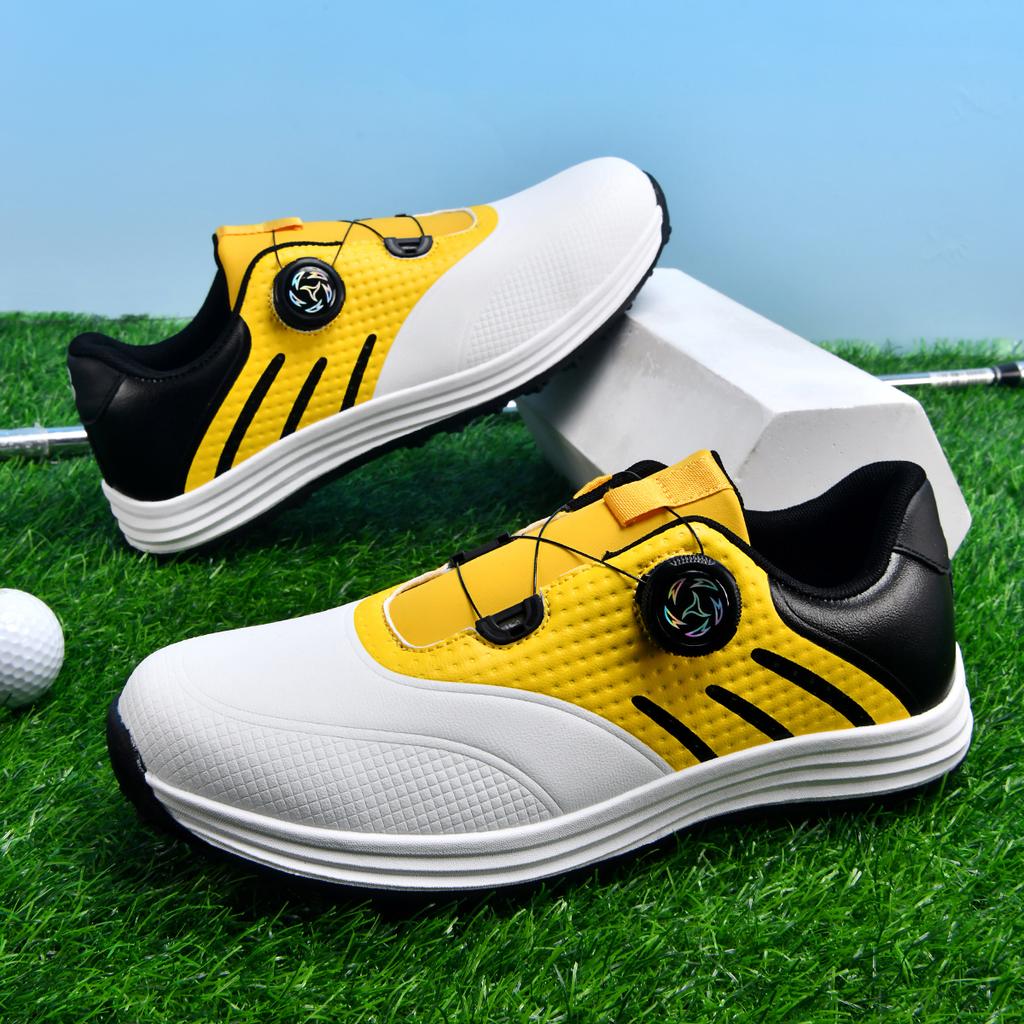 Professionelle, rutschfeste, wasserdichte Golfschuhe mit Noppen und Schnalle, Unisex-Schuhe, leichte Golf-Sneaker