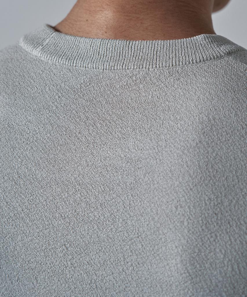 WAAR M1092 Airy Round Knit_Light Gray