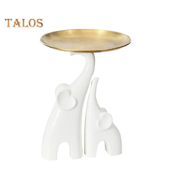 

Лоток для ключей в виде слона, настольная статуэтка слона с подносом, держатель для ключей в виде слона, подставка для ювелирных изделий для прихожей, журнального столика в гостиной 1 Set белый