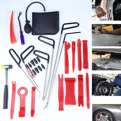Car Dent Repair Remover Hooks Rods Tools Car Paintless Dent Removal Door Dent Dings Removal Painless Tool for Automotive Hail
