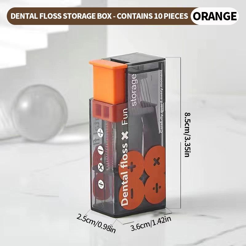 600/300/50PCS Mint Flavored Disposable Floss Stick - Comes with Convenient Floss Box - Essential for Going Out