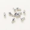 50pcs/lot 14K 18K Gold Water Drop Tail Extender Chain Beads Pendanets  Connector End Beads For DIY Jewelry Handmade Accessories