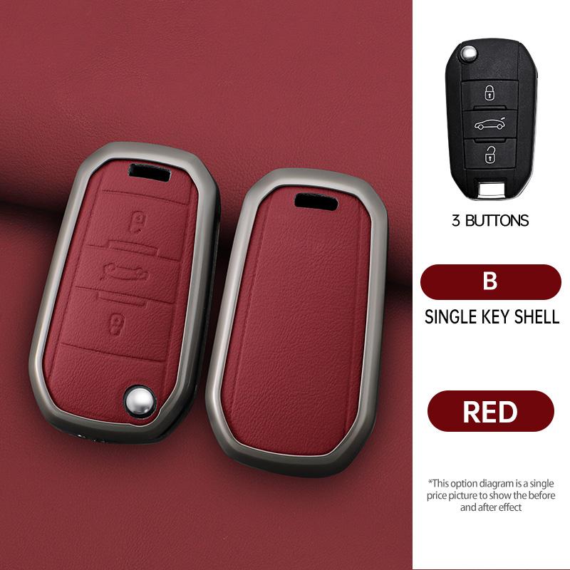 

Metal Car Key Cover Fob Case Shell For Citroen C5 C3 C4 C8 Berlingo For Peugeot Partner Rifter 208 308 508 407 2008 3008 Expert