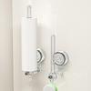 Kitchen Paper Towel Holder Suction Cup Tissue Hanger Toilet Roll Paper Dispenser Cabinet Storage Napkin Rack Bathroom Accessory