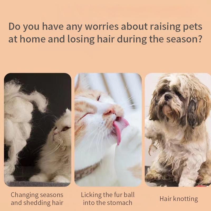 Pet Hair Shedding Comb Dog Cat Brush Grooming Long Hair Indoor Cats Brush Hair Remover Cleaning Beauty Slicker Pet Supplies